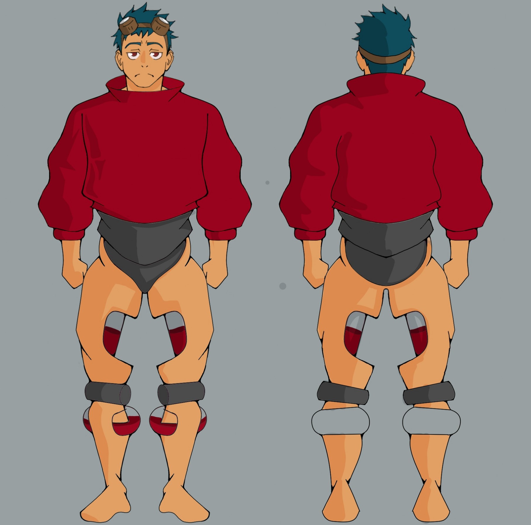 Character Turnaround Template